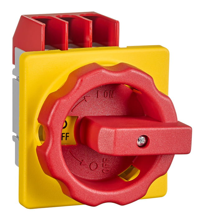 Not-Aus Hauptschalter 3-P, Fronteinbau,4-Lochbefestigung 40A