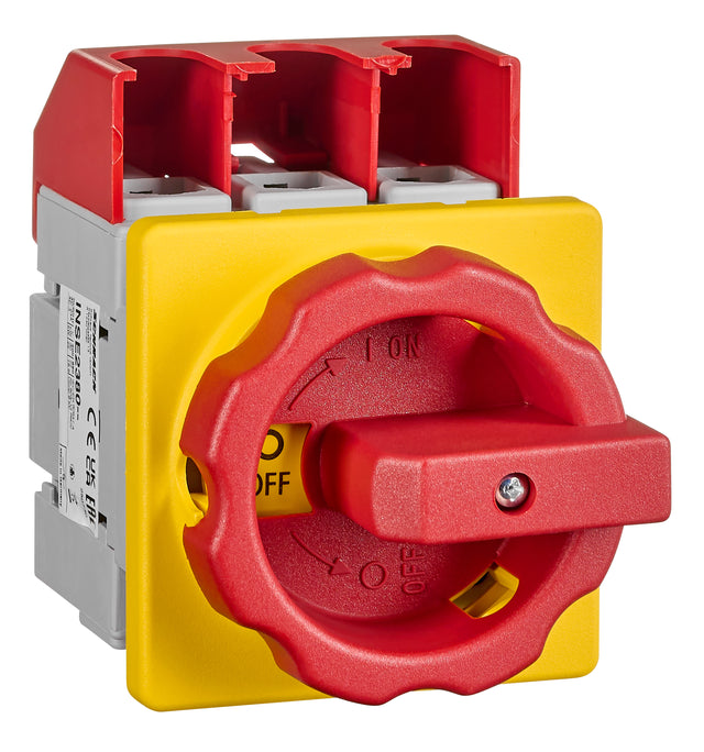 Not-Aus Hauptschalter 3-P, Fronteinbau,4-Lochbefestigung 80A