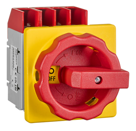 Not-Aus Hauptschalter 4-P, Fronteinbau,4-Lochbefestigung 20A