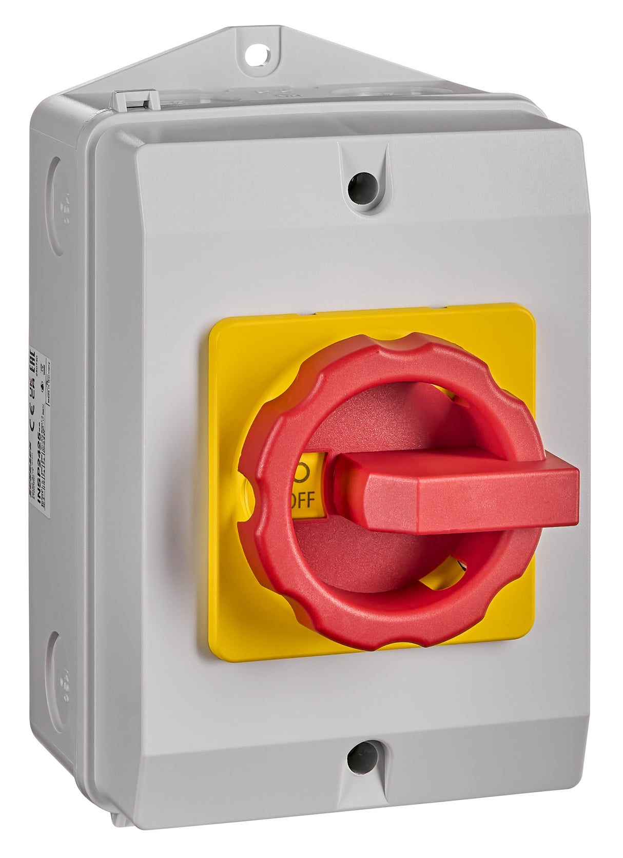 Not-Aus Reparaturschalter 4-polig, 25A, IP65, absperrbar