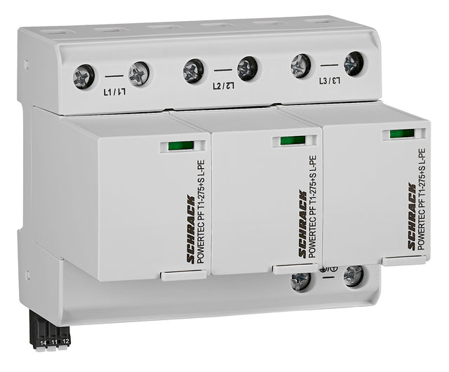 POWERTEC PF 25kA +H, T1 275, 3+0, steckbar, integr. Sich.