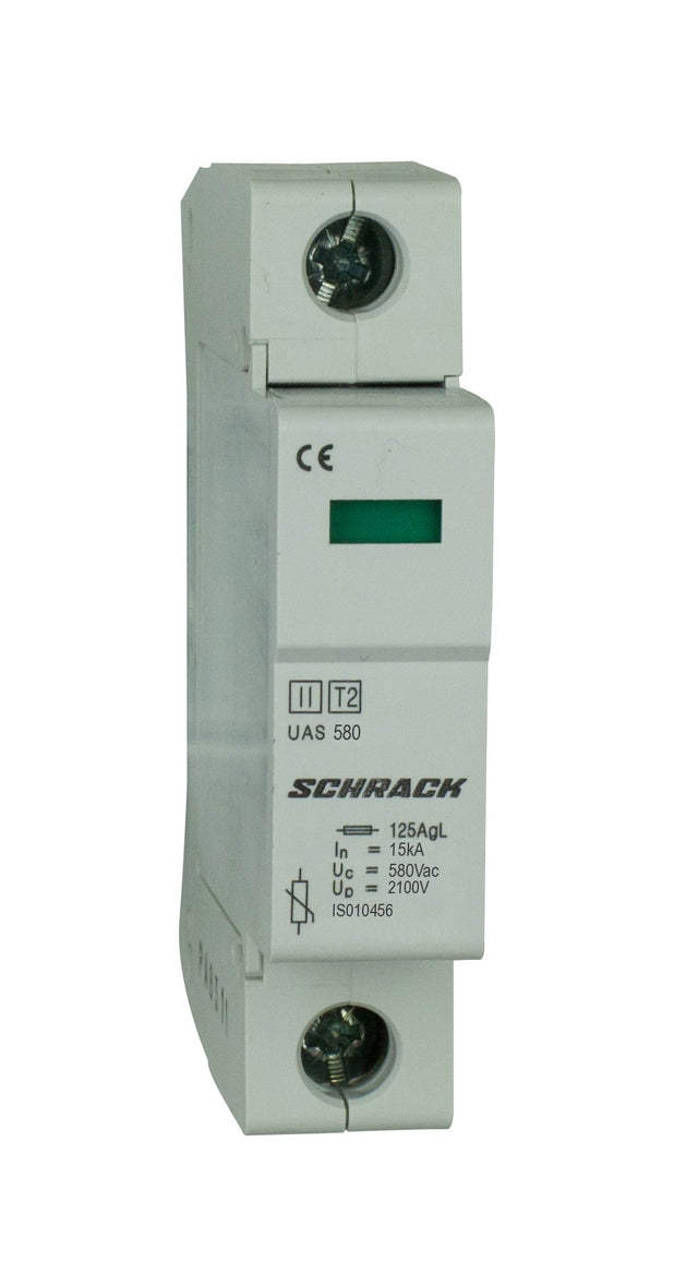 Foto: T2/C - Ableiter komplett, 1p, 20kA/580V - Serie UAS