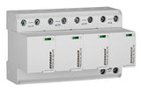 Kombiableiter 4+0 TNS, Klasse I+II(B+C),300V,25kA, steckbar