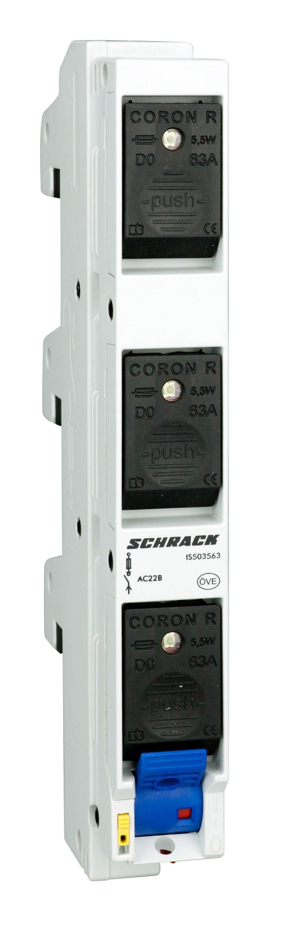 CORON R Lasttrennschalter D02, 3-polig, 63A