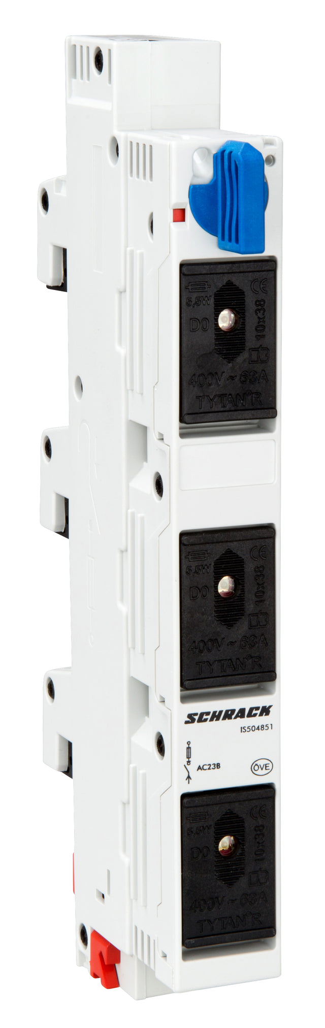 Foto: TYTAN R, D02-60mm Sicherungslastschaltleiste, 63A