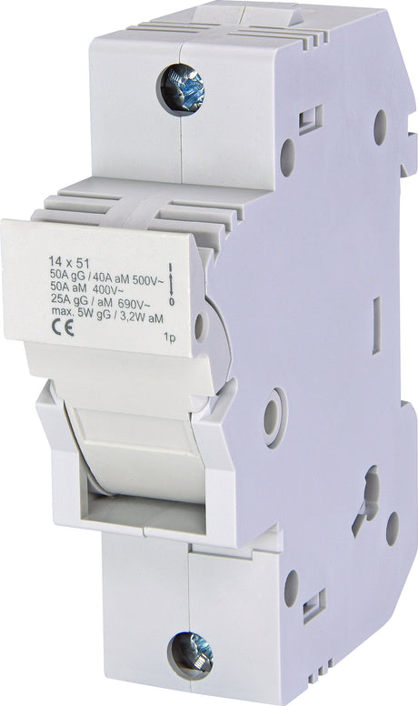 Sicherungstrennschalter 14x51mm, 1-polig, 50A