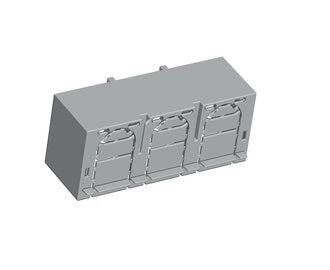Kabelabdeckung 3-polig für ARROW BLUE Größe 00