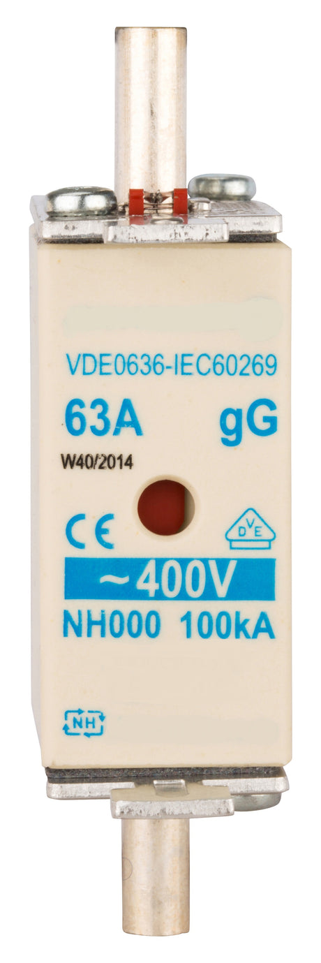 NH-Sicherungseinsatz, Größe 00 (000), 63A, 400VAC