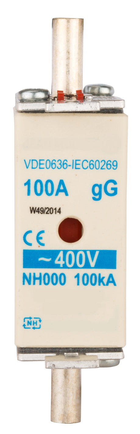 NH-Sicherungseinsatz, Größe 00 (000), 100A, 400VAC