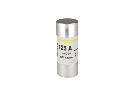 Zylindrische Sicherung, 22x58, 125A, Kennlinie gG, 400VAC