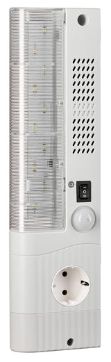 Schrankleuchte IP20 mit Magnetbefestigung + Steckdose, 11W