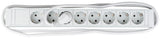 Foto: 19" Netzleiste 8xSchuko, Profil PVC 1.25HE