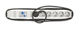 Foto: 19" Netzleiste 6x Schuko mit LS-FI BO217516, Profil ALU 1HE
