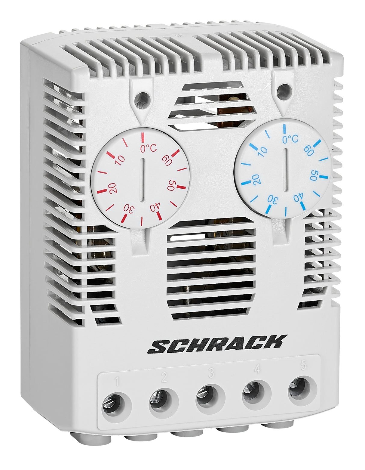 Zwillingsthermostat 0°-60°C, 1 Öffner/1 Schließer