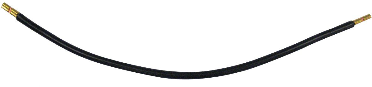 Foto: Isolierte Kabelbrücke, 10mm², schwarz, beids. Adernendhülse