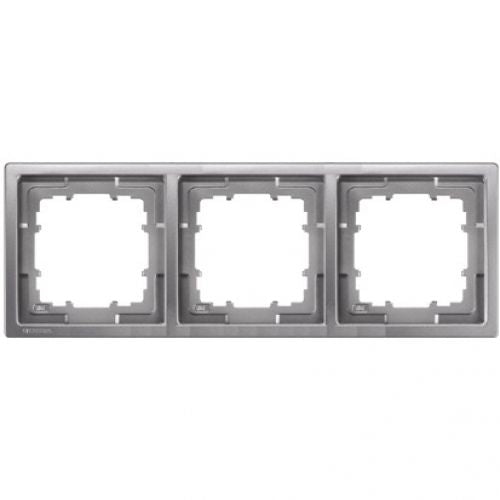 Rahmen, Style, platinmetallic, 3-fach