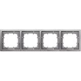 Rahmen, Style, platinmetallic, 4-fach