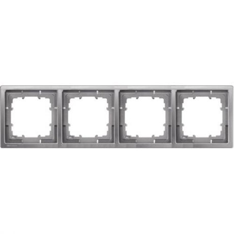 Rahmen, Style, platinmetallic, 4-fach