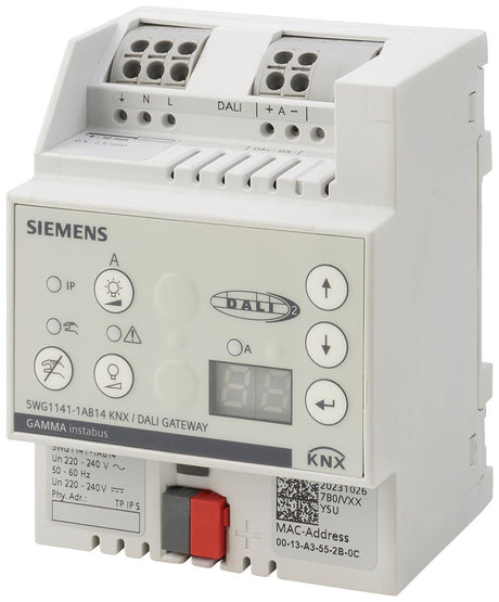 KNX/DALI Gateway, für  max. 64 DALI-EVGs