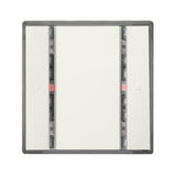 Taster 1-fach mit Status-LED, i-system, titanweiß