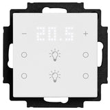 Tastsensor 2-fach,Raumthermostat mit Anzeige Licht Icons, ws
