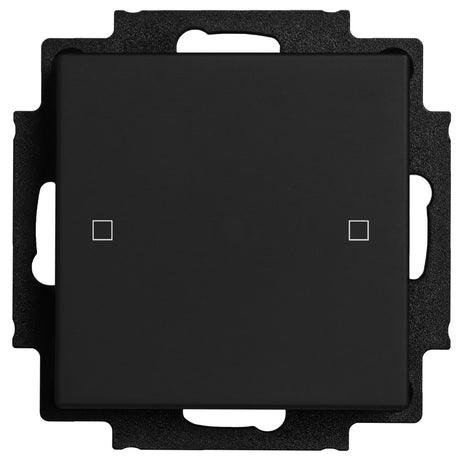 Tastsensor 1-fach, Raumthermostat, schwarz