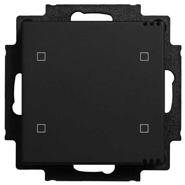 Tastsensor 2-fach, Raumklimasensor CO2-Sensor, schwarz