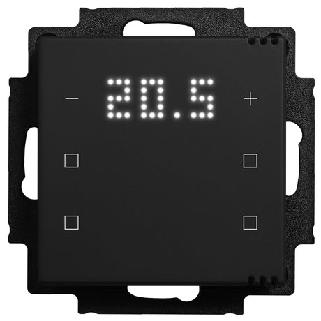 Tastsensor 2-fach, Raumklimasensor CO2-Sensor mit Anzeige,sw