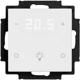 Tastsensor 1-fach, Raumthermostat mit Anzeige und Icons, ws