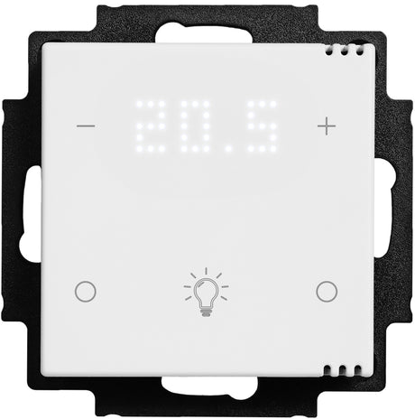 Tastsensor 1-fach, Raumklimasensor CO2 mit Anzeige, Icons,ws