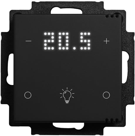Tastsensor 1-fach, Raumklimasensor CO2 mit Anzeige, Icons,sw