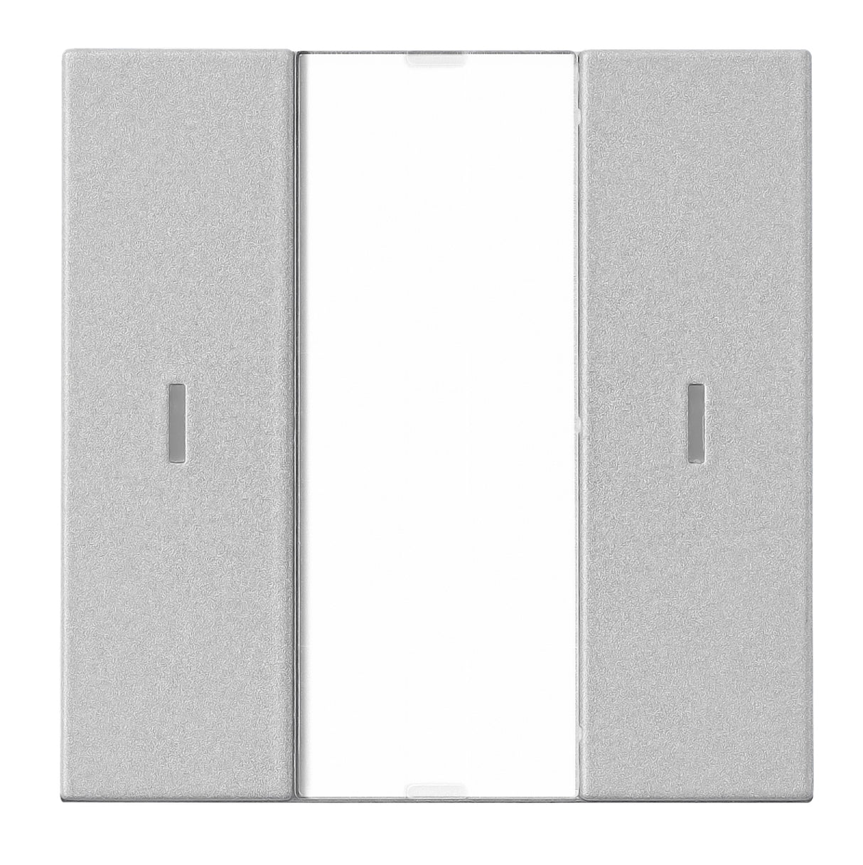 KNX Tastsensor 1-fach mit Status-LED, Silber