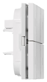 KNX Tastsensor 2-fach mit Status-LED, Weiß