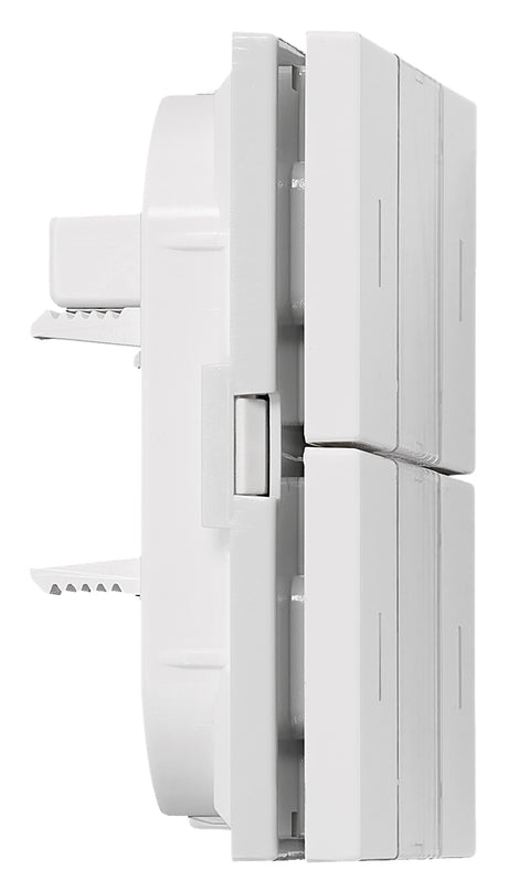 KNX Tastsensor 2-fach mit Status-LED, Weiß