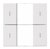 Foto: KNX Tastsensor 2-fach mit Status-LED, Weiß