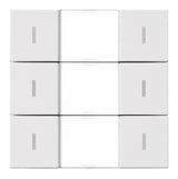 Foto: KNX Tastsensor 3-fach mit Status-LED, Weiß