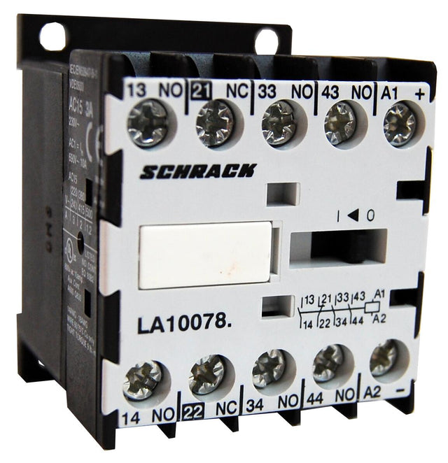 Mini-Hilfsschütz, 3A, 3 Schließer +1 Öffner, 230VAC