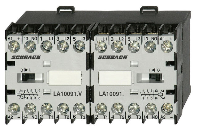 Mini-Wendeschütz 4kW 24VAC, mit Schließer