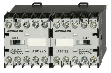 Mini-Wendeschütz 5,5kW 24VDC, mit Öffner