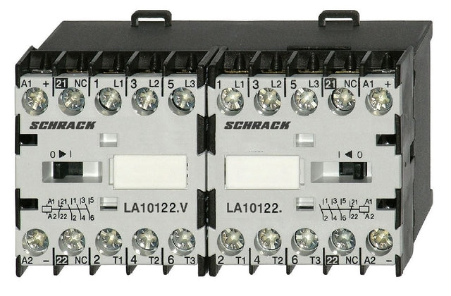 Mini-Wendeschütz 5,5kW 24VDC, mit Öffner