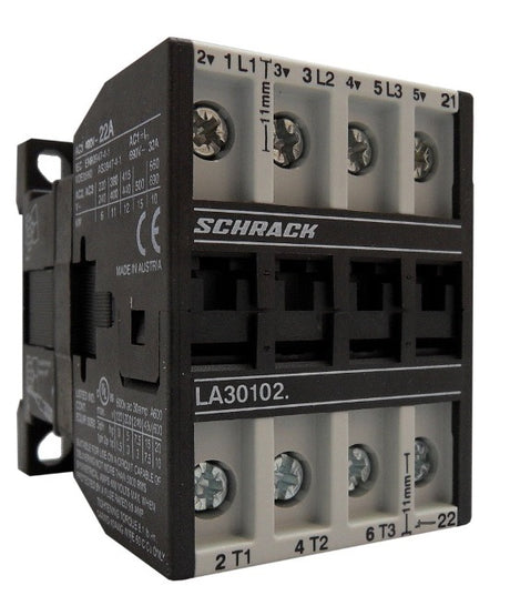 Leistungsschütz, 4kW, 10A AC3, 25A AC1, 3polig, 1Ö, 24VDC