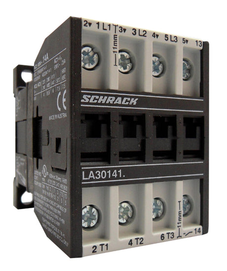 Leistungsschütz, 5,5kW, 14A AC3, 25A AC1, 3polig, 1S, 24VAC