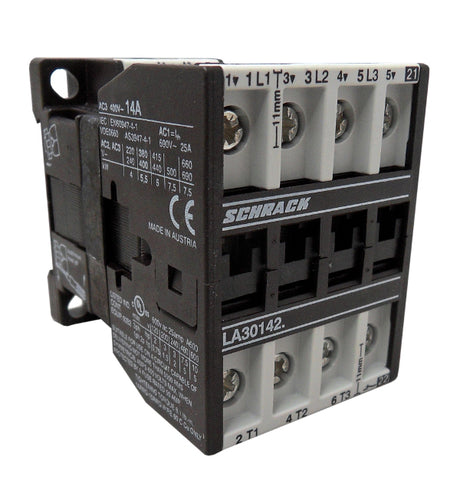 Leistungsschütz, 5,5kW, 14A AC3, 25A AC1, 3polig, 1Ö, 230VAC