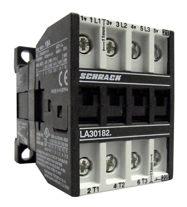 Leistungsschütz, 7,5kW, 18A AC3, 32A AC1, 3polig, 1Ö, 230VAC