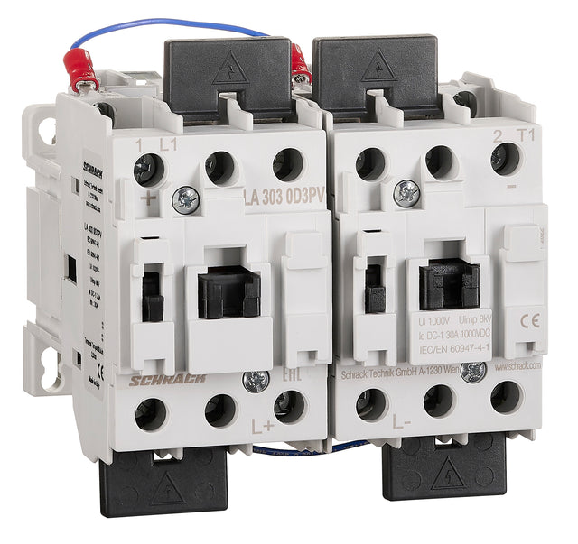 Leistungsschütz, 30A DC-1, 1000VDC, 6-polig, 230VAC