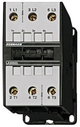Leistungsschütz, 22kW, 50A AC3, 110A AC1, 3polig, 24VAC