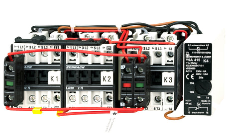 Foto: Stern-Dreieck-Schützkombination 30A, 15kW, 230VAC