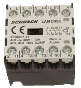 Foto: Mikro-Leistungsschütz, 2,2kW, 5A AC3, 4-polig, 230VAC