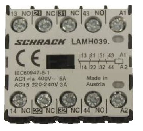 Mikro-Hilfschütz, 3A, 2S+2Ö, 24VDC