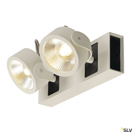 KALU LED 2 Wand- und Deckenleuchte, 3000K, 60° weiß